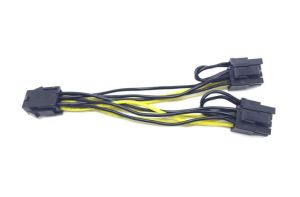 6 Pin PCIe to Dual 8 Pin Splitter Cable - 20 CM