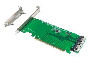 PCIe Gen3 16-Lane to SlimLine SAS (SFF-8654) 8-Lane Adapter