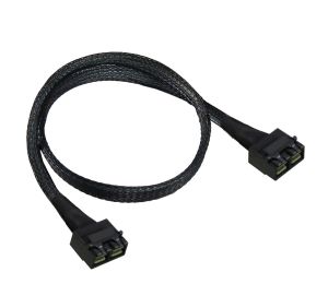 Mini SAS HD 8X SFF-8673 to Mini SAS HD 8X SFF-8673 PCIe 4.0 Cable - 50 CM