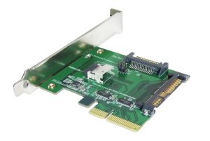 PCIe Gen 3 / 4 Lanes to U.2 and Slimline SAS Adapter