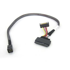 SFF-8643 to U.2 SFF-8639 with 15 Pin SATA Power Connector‌ 