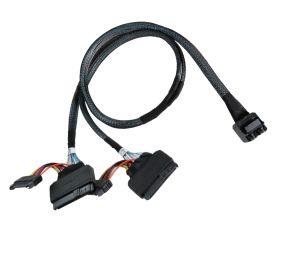Mini SAS HD 8X to U.2 (SFF-8639) x 2 Cable