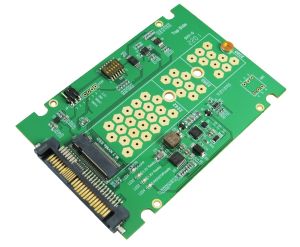 U.3 (SFF-8639) PCIe Gen 4 16GT/s to M.2 NVMe SSD Adapter