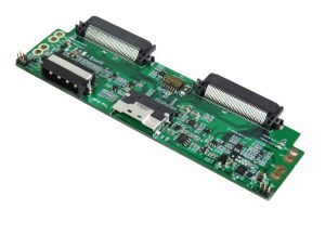 SlimSAS 8i PCIe 4.0 to U.2 (SFF-8639) SSD Dual Port Adapter