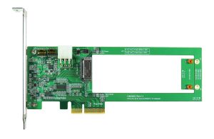 PCIe x4 Gen4 with ReDriver to Gen-Z 1C (EDSFF) Adapter