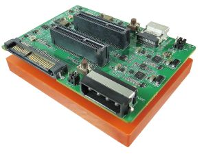 SlimSAS 4i (SFF-8654) to PCIe x4 Slot and U.2 (SFF-8639) to PCIe x4 Slot Adapter 