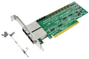 PCIe x16 Gen4 with ReDriver to External Mini SAS HD 1x2, 4X (SFF-8674) Dual-port AIC