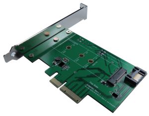 M.2 PCI-e SSD to PCI-e and M.2 SATA SSD to SATA III Converter