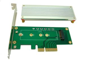 M.2 (NGFF) PCIe SSD M Key to PCIe X4 Adapter for Samsung XP941