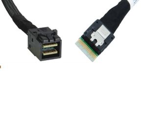 Slim SAS SFF-8654 4i Straight to HD Mini SAS 4i SFF-8643 Cable