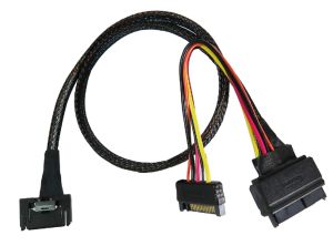 PCIe Gen4 Gen-Z 1C Male to U.2 (SFF-8639) Cable