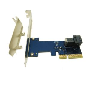 U.2 SSD Mini SAS(SFF-8643) to PCI-e 4 X 3.0 Adapter for Intel 750
