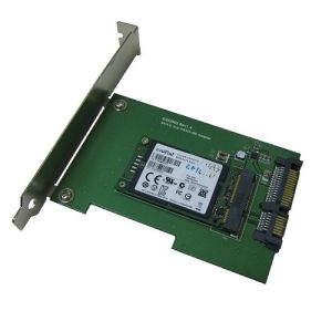 SATA III Adapter for mSATA SSd with PCI-e Full Bracket