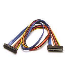 22 Pin SATA Female to Female Right Angle Cable 20 Inches