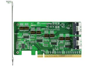 PCIe x16 Gen4 with ReDriver to SlimSAS 8i Dual Port AIC